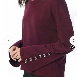 Joe’s jeans flare sleeve sweatshirt